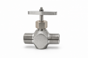 игольчатый вентиль точной регулировки общий вид нержавеющая сталь