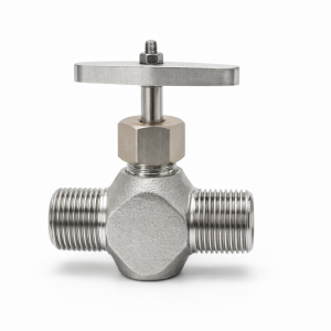 игольчатый вентиль точной регулировки общий вид нержавеющая сталь