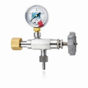 Вентиль точной регулировки ВТР-1-М160 для подачи поверочных газовых смесей с контролем давления и расхода
